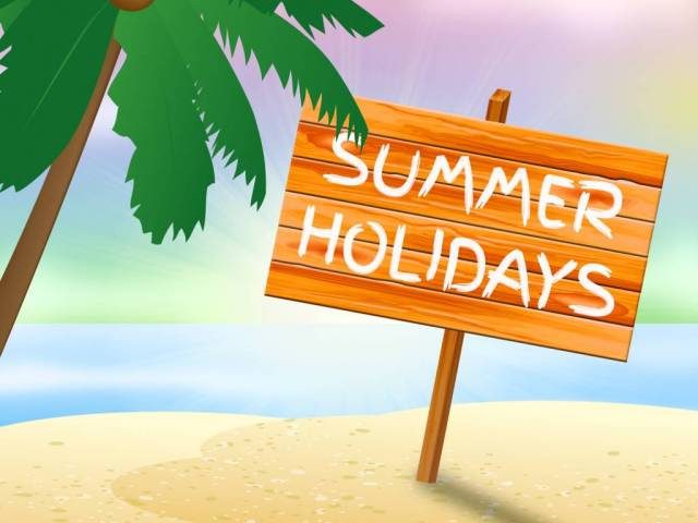 13/7-31/8 Summer Holiday
